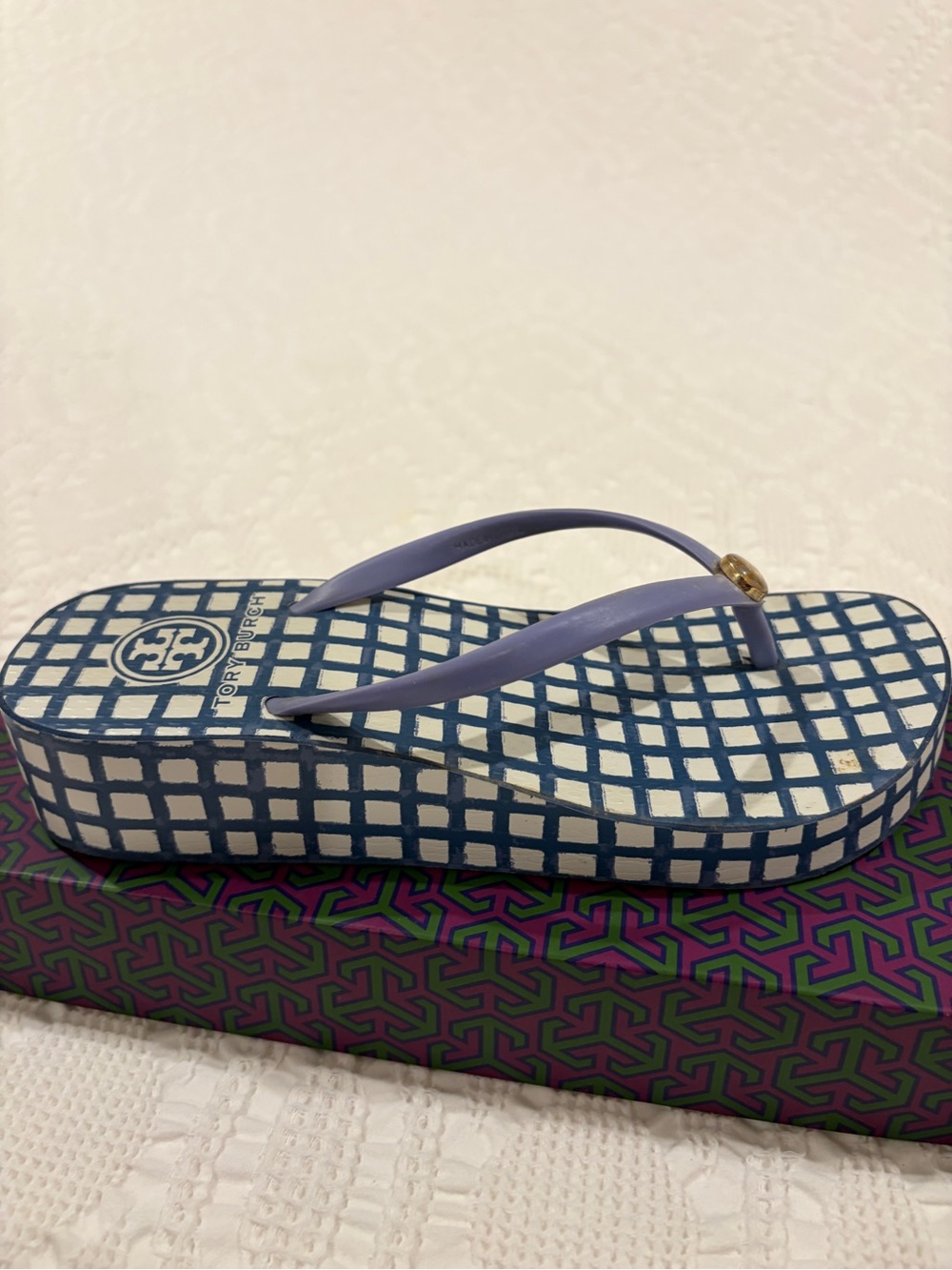 NIB Tory Burch Wedge Sandal Bundle (2 pairs) - Size 6 - Picture 3 of 10